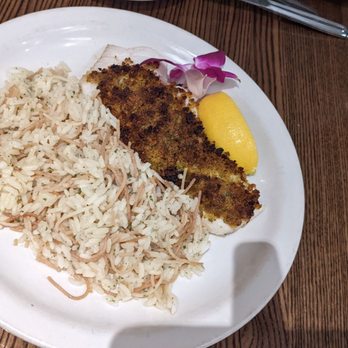 The Galley Hatch - Baked haddock with rice pilaf - Bakeries Near Me - Hampton, New Hampshire