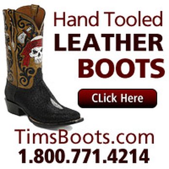 Tim's Boots - Highest quality of Hand Tooled  boots are available at http://timsboots.com - Shoe Stores Near Me - El Paso, Texas