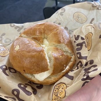 Poppy’s Bagels - Bagel, kind of toasted with a scoop of cream cheese - Bagels Near Me - Saint Paul, Minnesota Poppy’s Bagels - Bagel, kind of toasted with a scoop of cream cheese - Bagels Near Me - Saint Paul, Minnesota