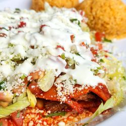 Mariscos Del Rey - Enchiladas Rojas