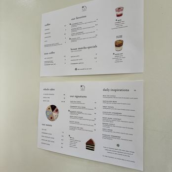Harucake - Menu - Coffee & Tea Near Me - Los Angeles, California