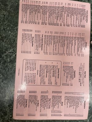 Menu photo 2 Hunan Express Chinese Restaurant Charlotte, NC