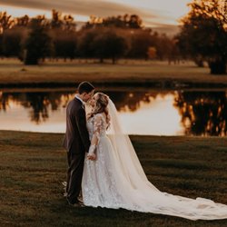 C Bar Ranch - Fall wedding at Golden Hour