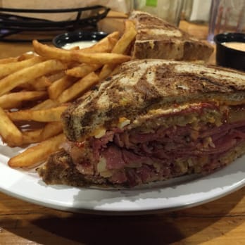 Clyde Iron Works - Reuben and Fries. Looks better than it tasted. - American Near Me - Duluth, Minnesota