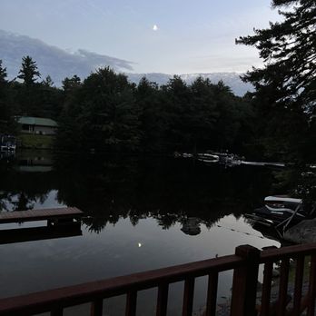The Lakes - The narrows by fourth lake as seen from deck of The Lakes cabins - Vacation Rentals Near Me - Old Forge, New York