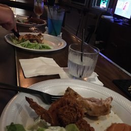 AYCE fried chicken w/ salad and bread. AYCE fried chicken w/ salad and bread.
