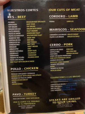 Menu photo 1 Mr Pampas Mexicali, BCN