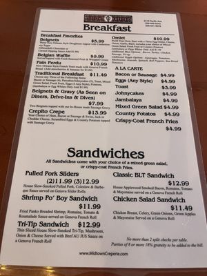 Menu photo 1 Midtown Creperie & Cafe Stockton, CA