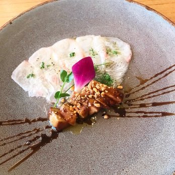 Kata Robata - Amber jack w/ foie gras - Sushi Bars Near Me - Houston, Texas