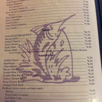 Waterfront - Menu - January 2017 - Seafood Near Me - Matagorda, Texas Waterfront - Menu - January 2017 - Seafood Near Me - Matagorda, Texas
