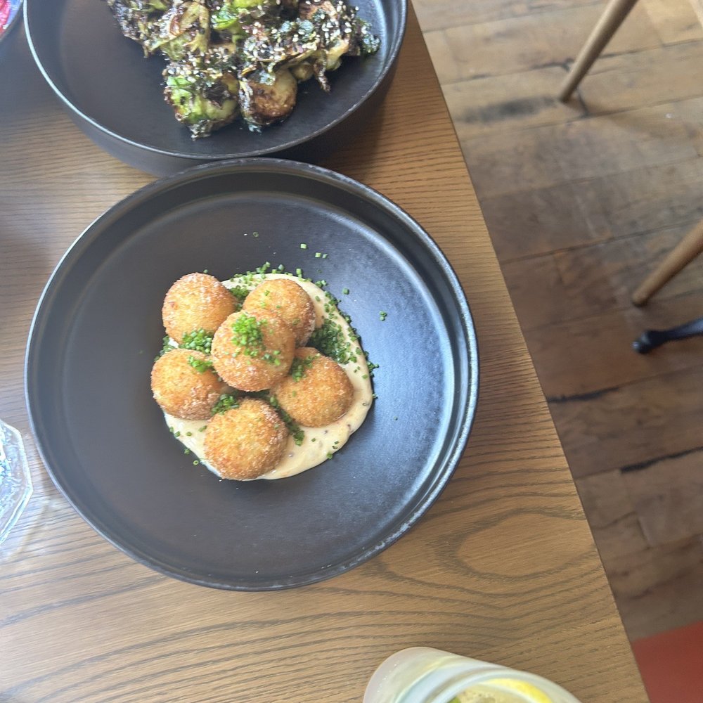 Cynthia - Cheddar Croquttes, Brussel Sprouts - New American Near Me - Washington, DC, District of Columbia Cynthia - Cheddar Croquttes, Brussel Sprouts - New American Near Me - Washington, DC, District of Columbia