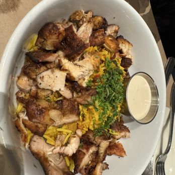Oren's Hummus - Rice Bowl w/ Chicken Skewer - Mediterranean Near Me - Cupertino, California Oren's Hummus - Rice Bowl w/ Chicken Skewer - Mediterranean Near Me - Cupertino, California