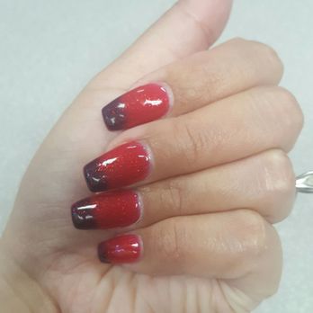 Pixie Nail Lounge - 2nd set of Mood nails it's purple when it's cold and red when it's hot - Nail Salons Near Me - San Diego, California Pixie Nail Lounge - 2nd set of Mood nails it's purple when it's cold and red when it's hot - Nail Salons Near Me - San Diego, California