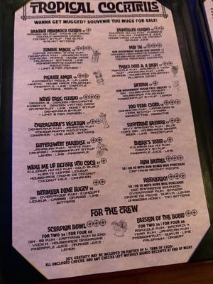 Menu photo 3 Broken Compass Tiki Burbank, CA