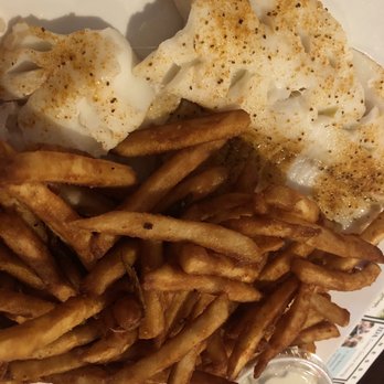 Ginger's Family Restaurant - Baked fish w bay seasoning and beer battered French fries - Breakfast & Brunch Near Me - Coalport, Pennsylvania Ginger's Family Restaurant - Baked fish w bay seasoning and beer battered French fries - Breakfast & Brunch Near Me - Coalport, Pennsylvania