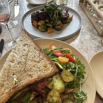 Malibu Farm - Steak & egg sandwich, both so yummy! - Coffee & Tea Near Me - Tiburon, California Malibu Farm - Steak & egg sandwich, both so yummy! - Coffee & Tea Near Me - Tiburon, California