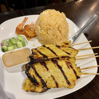 Fa-Sai Thai - Chicken Satay with Shrimp Fried Rice - Desserts Near Me - Garden Grove, California Fa-Sai Thai - Chicken Satay with Shrimp Fried Rice - Desserts Near Me - Garden Grove, California