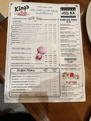 Menu photo 3 King's Fish House - Tempe Tempe, AZ Menu photo 3 King's Fish House - Tempe Tempe, AZ