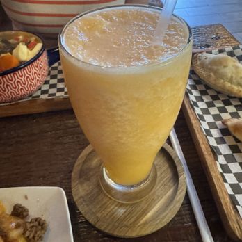 Crepissima - This is the Melon drink with pineapple and was delicious!!! - Creperies Near Me - Valencia, California Crepissima - This is the Melon drink with pineapple and was delicious!!! - Creperies Near Me - Valencia, California