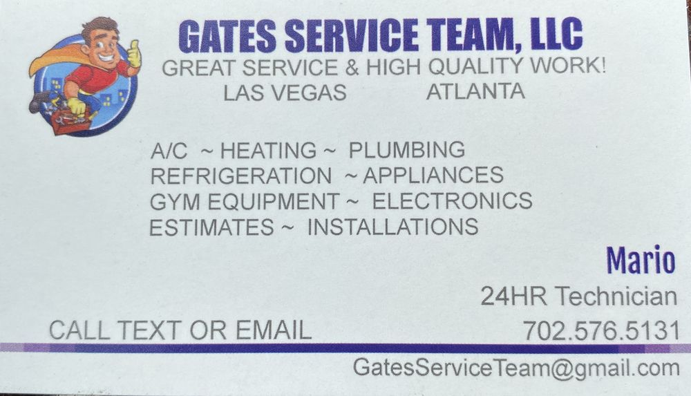 Slide of Gates Service Team