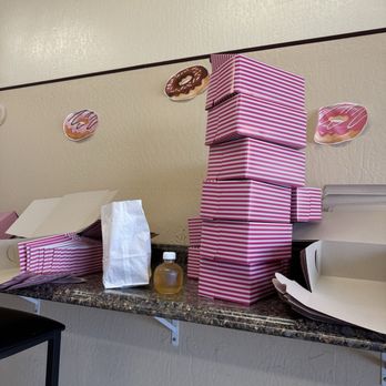 Fresh Donuts - Maple Twist Bar, Glazed Buttermilk, Coconut Glazed Donut with Martinellis Apple Juice - Donuts Near Me - Fresno, California Fresh Donuts - Maple Twist Bar, Glazed Buttermilk, Coconut Glazed Donut with Martinellis Apple Juice - Donuts Near Me - Fresno, California