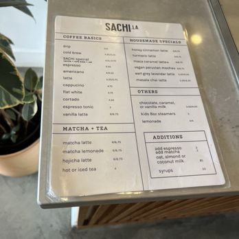SACHI.LA - Menu - Coffee & Tea Near Me - Los Angeles, California SACHI.LA - Menu - Coffee & Tea Near Me - Los Angeles, California