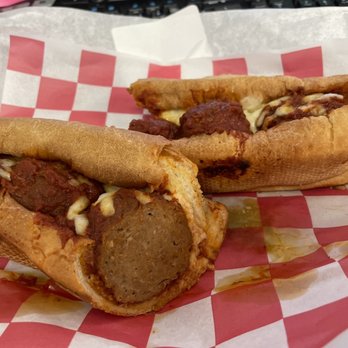 Bozzelli's - Beef Meatball Sub 12''  These meatballs are so big and so delicious. - Pizza Near Me - Springfield, Virginia