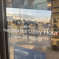 US Post Office - Please update your signage. PO Box Lobby is closed after 5 pm so it seems.