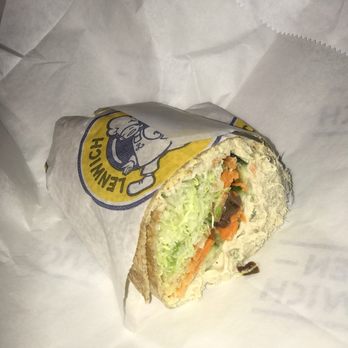 Lenwich - Tuna Dijon Sandwich on a wrap - Salad Near Me - New York, New York