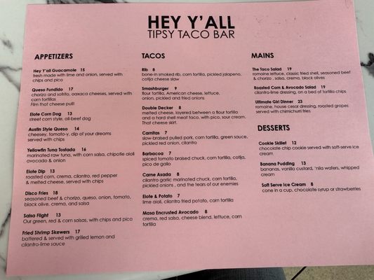 Menu photo 1 Hey Y’all Minneapolis, MN Menu photo 1 Hey Y’all Minneapolis, MN