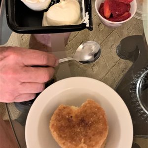 Photo of Grand Lux Cafe - Las Vegas, NV, United States. Warm Butter Cake -- don't miss this one!!! It's amazing.