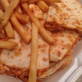 Lazos Pizza & Grill - Chicken quesadilla and fries - Pizza Near Me - Philadelphia, Pennsylvania