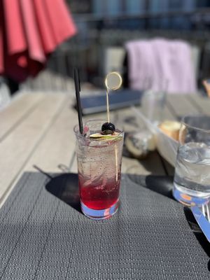 Photo of Saint John - New Orleans, LA, US. Refreshing mocktail, on the balcony.