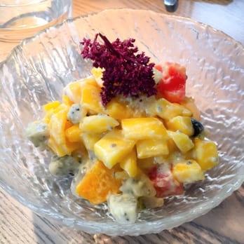 Mommi - Mango, Dragon Fruit, Orange, Melon Ceviche, Coconut Leche De Tigre, Yuzu Yogurt - Japanese Near Me - London, XGL