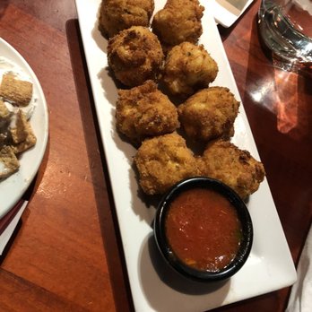 Boston Burger - Mac & Cheese Bites, it was flavorful and it hit the spot with the marinara sauce - Burgers Near Me - Boston, Massachusetts Boston Burger - Mac & Cheese Bites, it was flavorful and it hit the spot with the marinara sauce - Burgers Near Me - Boston, Massachusetts