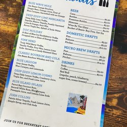 The Blue Wave - Cocktail Menu