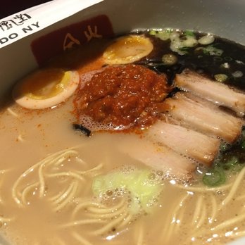 IPPUDO NY - Akamaru Shinaji - Ramen Near Me - New York, New York IPPUDO NY - Akamaru Shinaji - Ramen Near Me - New York, New York