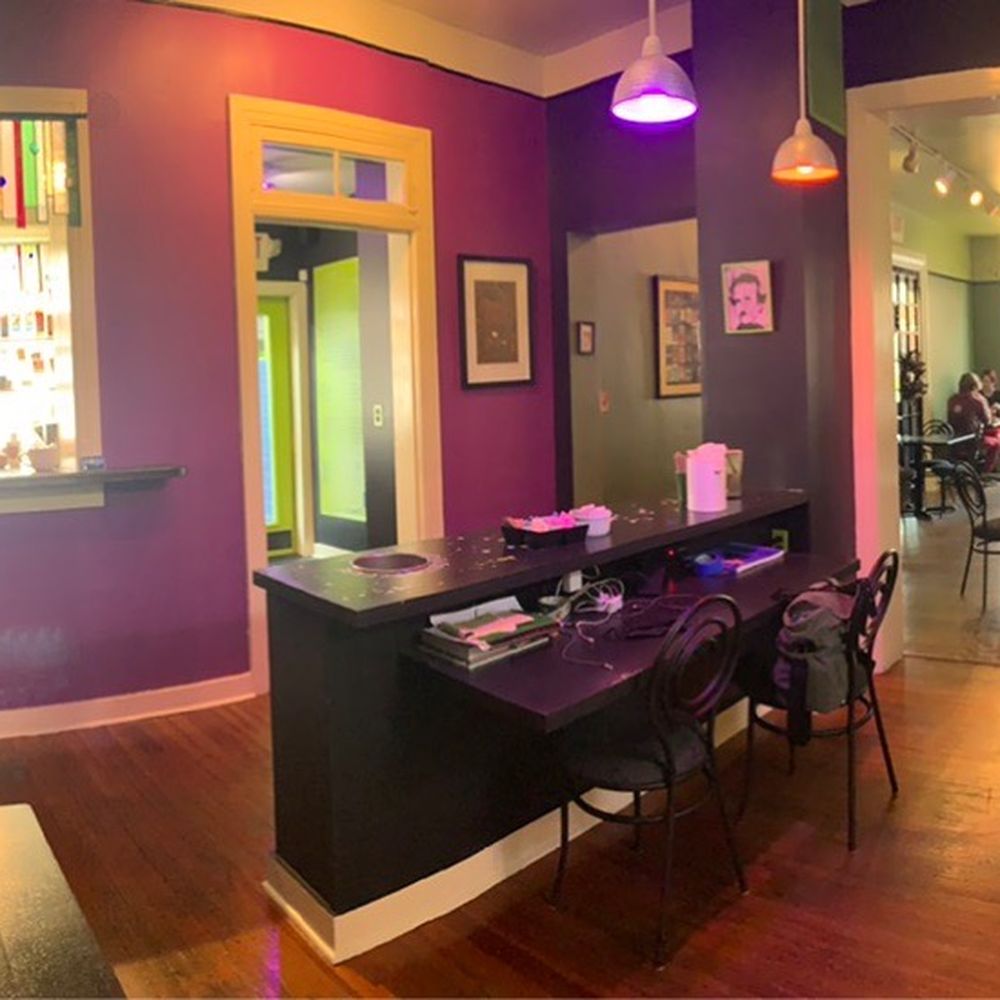 Birdie's Cafe Coffee House - Rad decor inside the cafe and their outdoor patio area is really nice and spacious too! - Coffee & Tea Near Me - Westminster, Maryland
