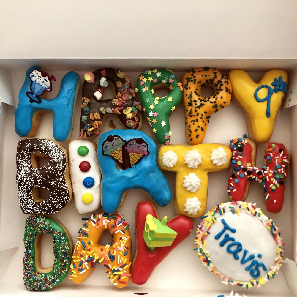 Happy Birthday Donuts!!! Worth every penny!!!! Happy Birthday Donuts!!! Worth every penny!!!!