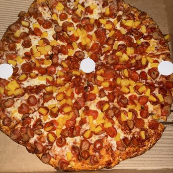 Mountain Mike's Pizza - Pepperoni and Pineapple Pizza - Pizza Near Me - Upland, California