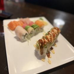 Sakura Japanese Restaurant - Rainbow Roll & Greenbrier Roll