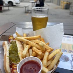 Wild Dogs Grill - Dodger dog & fries