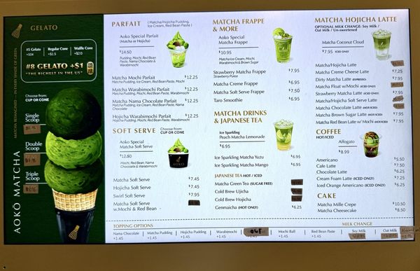 Menu photo 1 Aoko Matcha - Chinatown New York, NY Menu photo 1 Aoko Matcha - Chinatown New York, NY