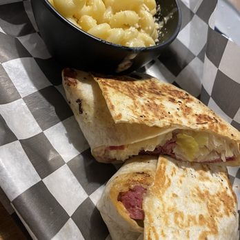 Rear End Gastropub & Garage - Reuben Burrito - Gastropubs Near Me - Pittsburgh, Pennsylvania Rear End Gastropub & Garage - Reuben Burrito - Gastropubs Near Me - Pittsburgh, Pennsylvania