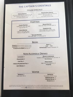 Menu photo 8 Captain's Cove Cancún, ROO Menu photo 8 Captain's Cove Cancún, ROO