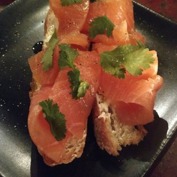 N 7 - Sake cured salmon tartine - French Near Me - New Orleans, Louisiana N 7 - Sake cured salmon tartine - French Near Me - New Orleans, Louisiana