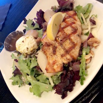 Copper Grill - Pear salad with salmon - New American Near Me - Little Rock, Arkansas Copper Grill - Pear salad with salmon - New American Near Me - Little Rock, Arkansas