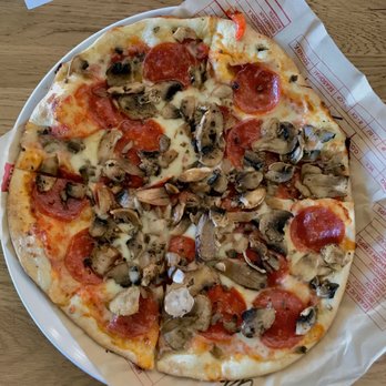 MOD Pizza - Pepperoni and mushroom - Pizza Near Me - Burleson, Texas MOD Pizza - Pepperoni and mushroom - Pizza Near Me - Burleson, Texas