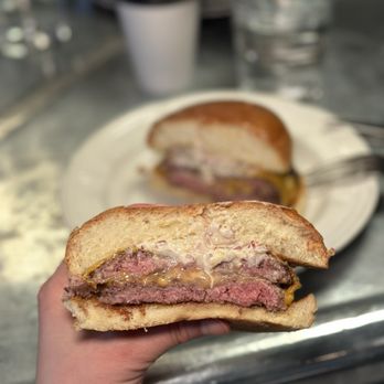 Au Cheval - Single cheeseburger cooked medium rare - Bars Near Me - Chicago, Illinois