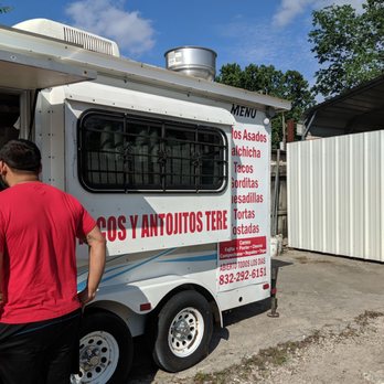 Tacos y Antojitos - a man standing in front of a food truck - Chicken Shop Near Me - Humble, Texas Tacos y Antojitos - a man standing in front of a food truck - Chicken Shop Near Me - Humble, Texas